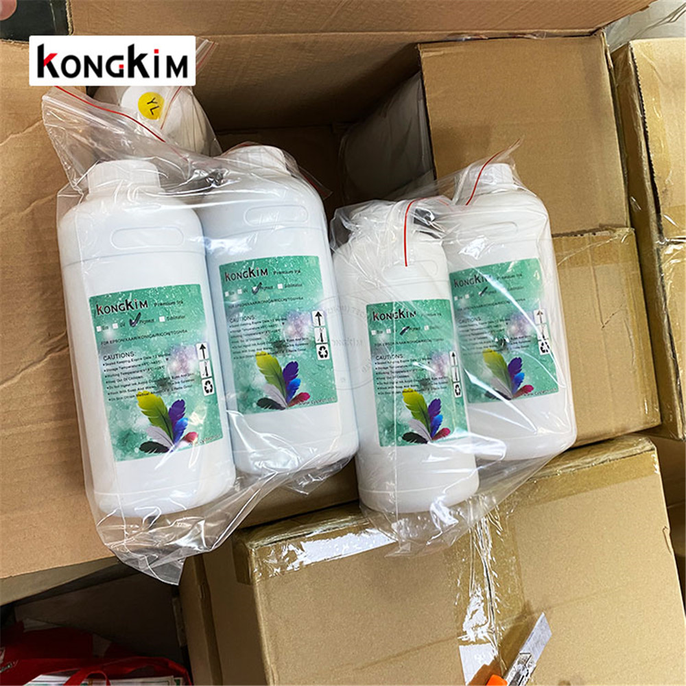 KONGKIM Textile Pigment Ink для різнокольорового друку на бавовняних футболках-01 (5)