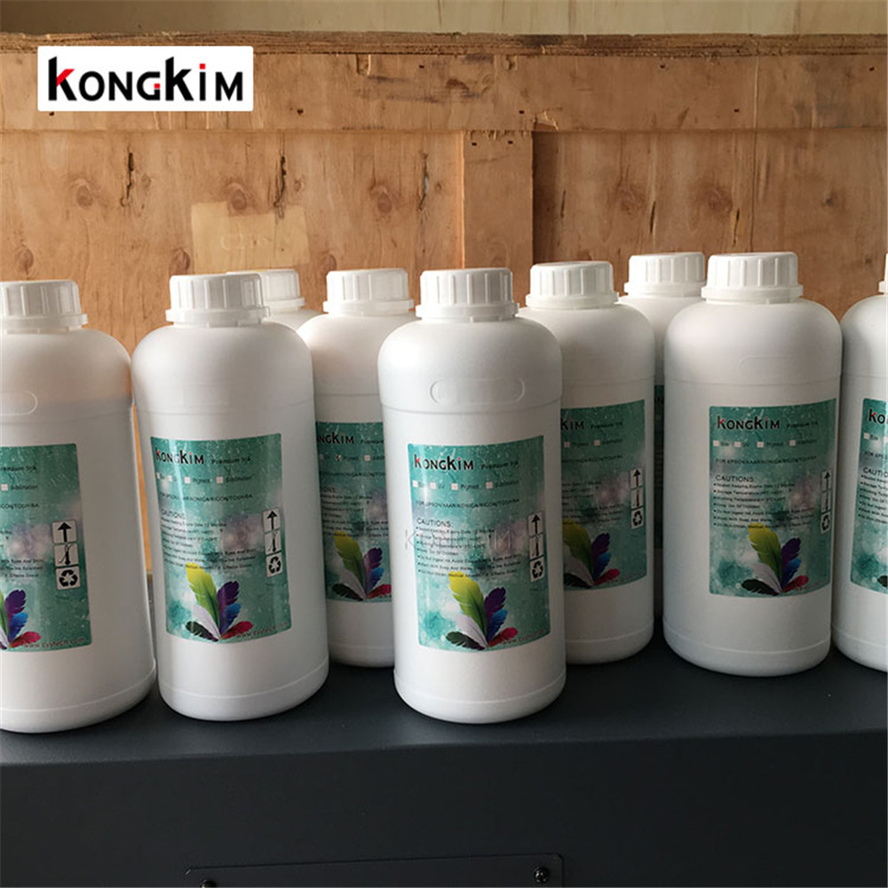 KONGKIM Textile Pigment Ink foar printsjen fan ferskate kleuren katoenen t-shirts-01 (9)