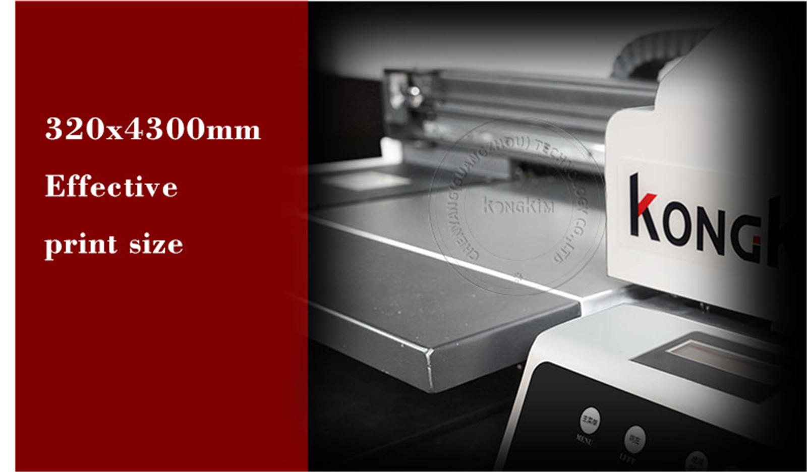 Конгким КК-3042 А3 равни УВ ДТФ филм штампач за штампање акрилне лоптице за голф телефонске футроле-01 (25)