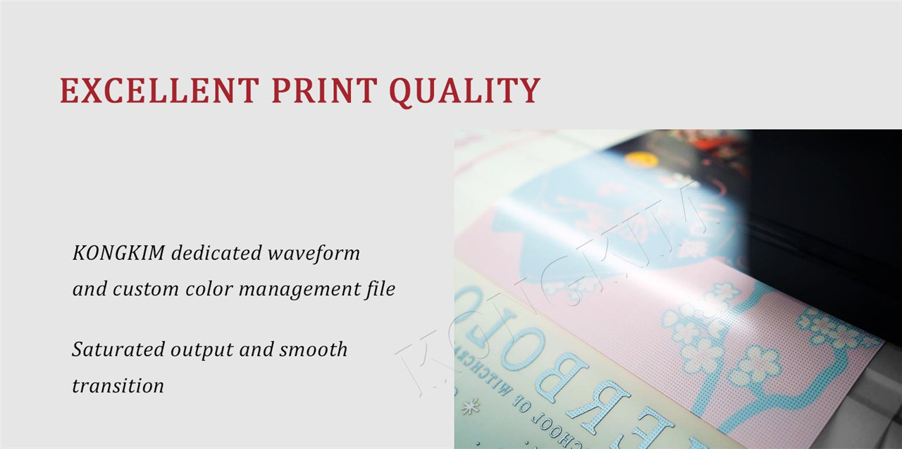 Lúkse KK-600 DTF Printer Pro 9 kleuren, 4 koppen, perfekt foar alle klean-06 (13)
