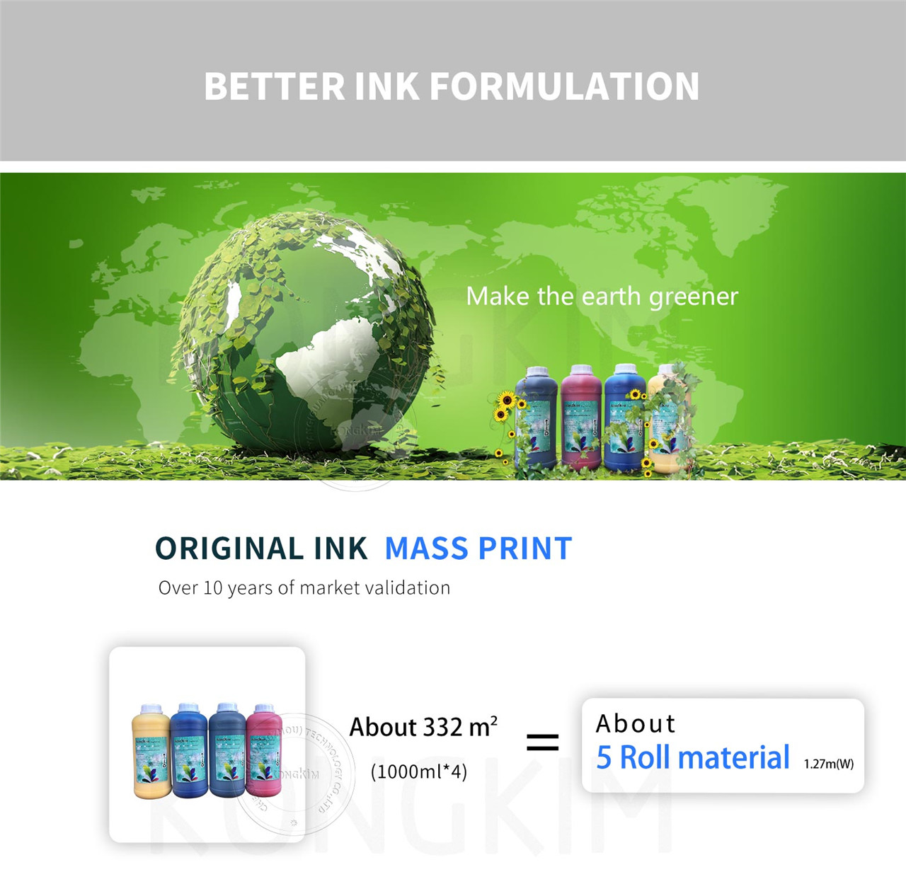 Potente tinta ecosolvente para impresoras con cabezales de impresión DX5i3200XP600-01 (2)