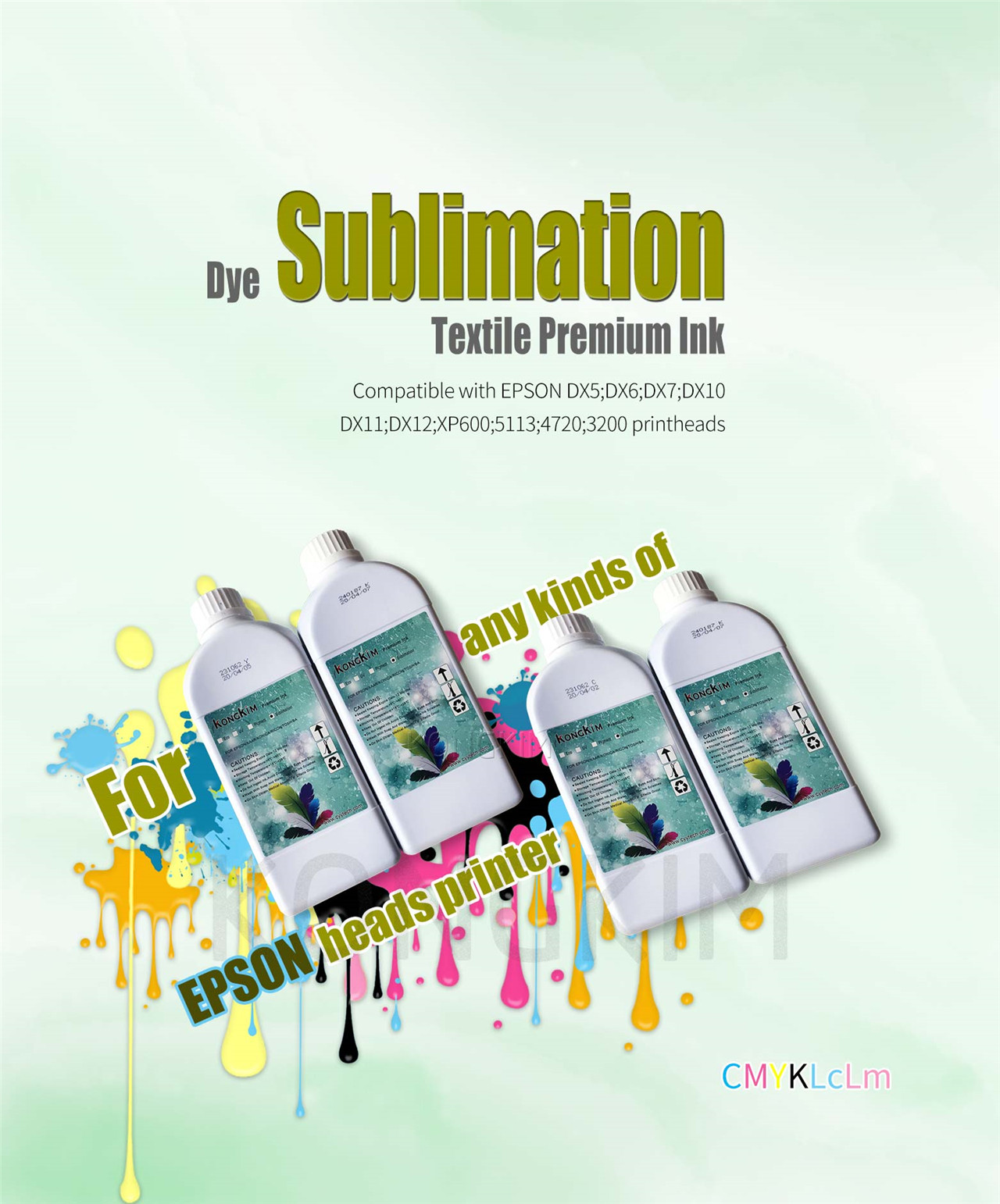 Hwm Sublimation Ink rau txhua hom polyester ntaub thiab sublimation ntawv luam ntawv-01