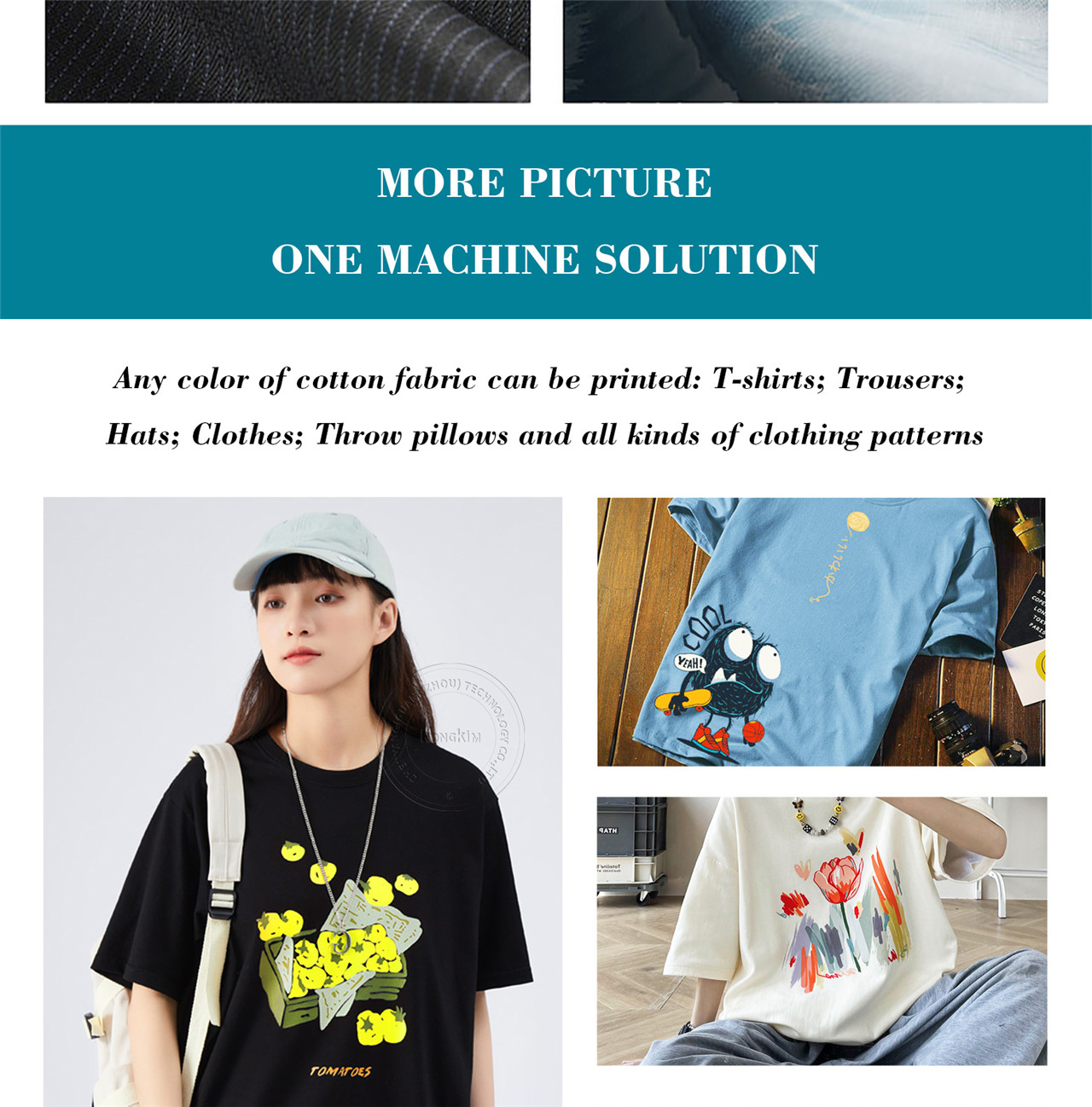 Жаңыртылган Digital DTG футболка принтери - Бардык пахтадан жасалган футболкаларды түздөн-түз басып чыгаруу үчүн идеалдуу-01 (30)