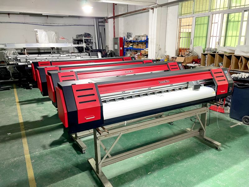 Vinyl sticker printing machine