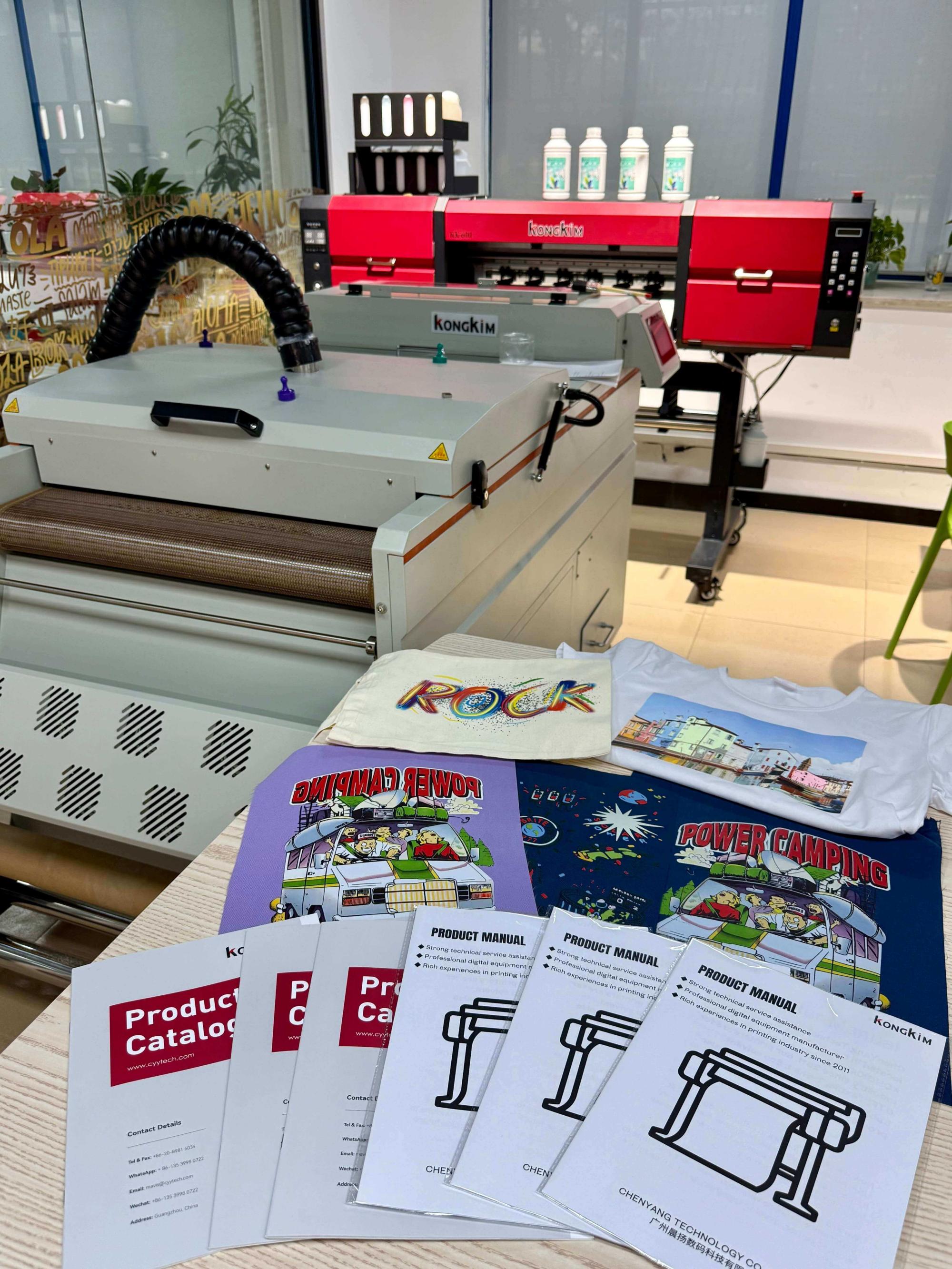 דחיסה למדפסת dtf בגודל 60 ס