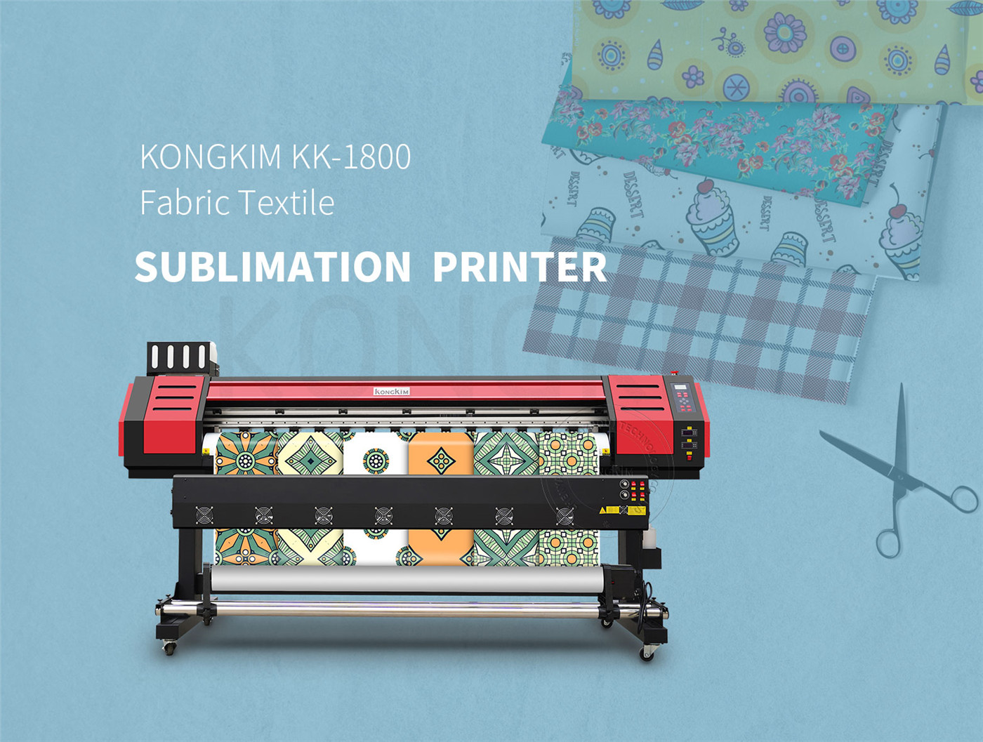 Dye sublimation digital printer for sublimation paper and polyester fabric printing-07 (2)