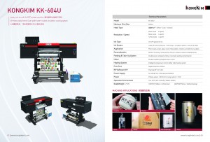 KK-604 UV DTF printer