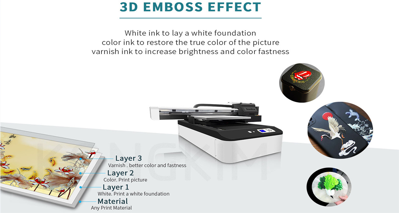 KK-6090 A1 A2 60x90cm flatbed UV Printer for Glass Bottle Phone Case Printing-06 (2)