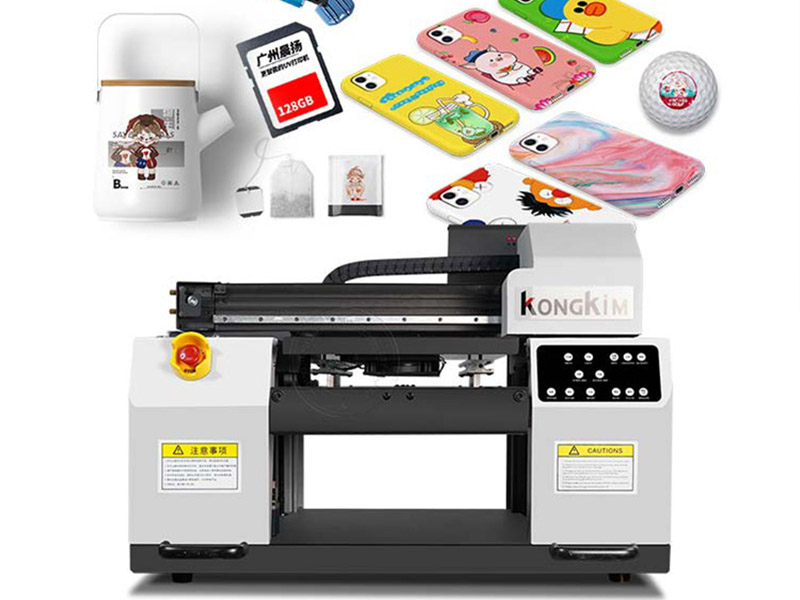 Kongkim KK-3042 A3 Flatbed UV DTF Film Printer For Acrylic Golf Ball Phone Case Printing