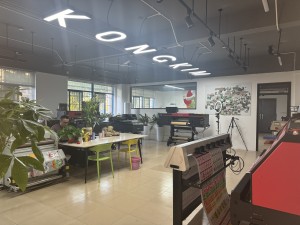 Kongkim printer in Guangzhou showroom