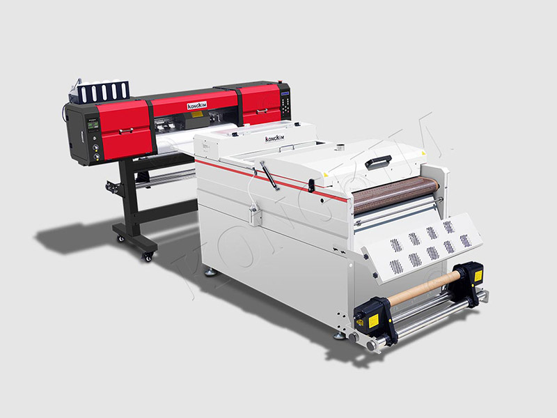 Luxurious KK-600 DTF Printer Pro: 9 Colors, 4 Heads, Perfect For All Apparel