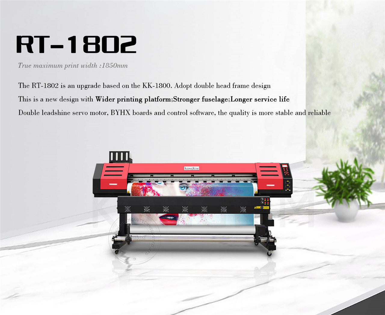 Luxurious aluminium alloy wide format double DX5 i3200 heads eco solvent printer-06 (6)