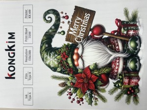 christmas and new year dtf print