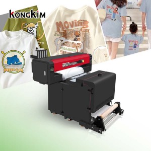 All-in-one 60cm 24 inch dtf printer pet film transfer machine with double i3200 xp600 heads